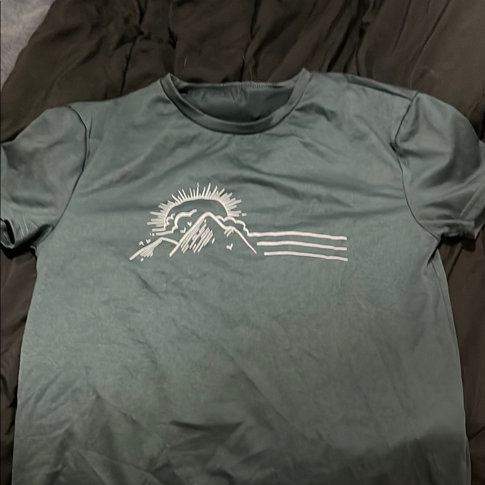 Green Graphic Women's Shirt